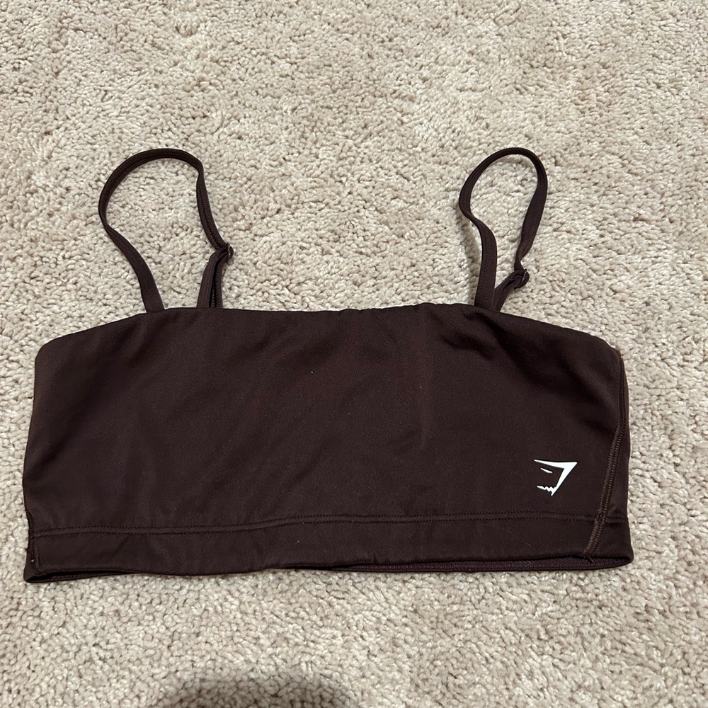 Brown Gymshark Sports Bra